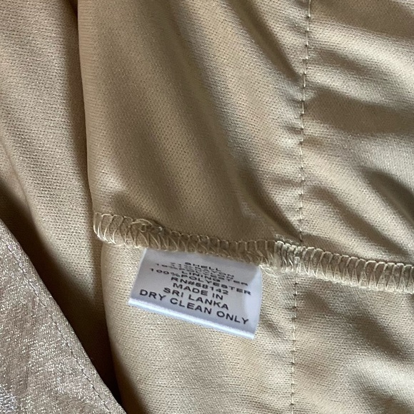 London Times Dress Size 10 Gold 𝅺Flapper Cocktail Layered Fully Lined New Tags - Picture 6 of 7